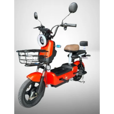 Scooter Elétrica E-Bike Joy Urban; Bateria de Chumbo 48v 12ah 500w, Painel Digital, Farol Led, Buzina, Alarme, Freio Disco - Vermelho