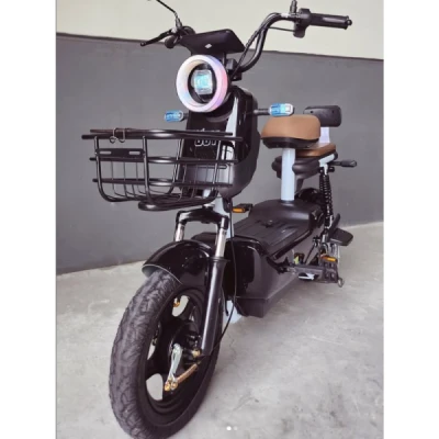 Scooter Elétrica E-Bike Joy Urban; Bateria de Chumbo 48v 12ah 500w, Painel Digital, Farol Led, Buzina, Alarme, Freio Disco - Preto