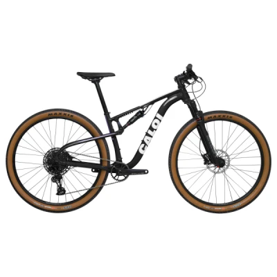 Bicicleta Alumínio Aro 29 Caloi Elite FS, Sram NX 12 Velocidades, Freio Hidráulico Sram Level, Garfo de Suspensão RockShox Reba RL, Shox RockShox SID LUXE SELECT, Quadro 19.0" Ano 2024 - Preto