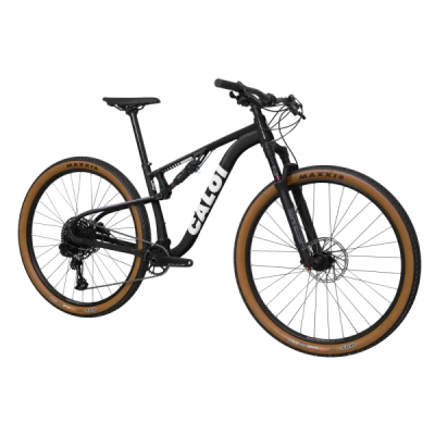 Bicicleta Alumínio Aro 29 Caloi Elite FS, Sram NX 12 Velocidades, Freio Hidráulico Sram Level, Garfo de Suspensão RockShox Reba RL, Shox RockShox SID LUXE SELECT, Quadro 19.0" Ano 2024 - Preto