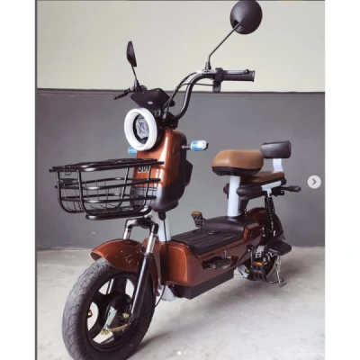 Scooter Elétrica E-Bike Joy Urban; Bateria de Chumbo 48v 12ah 500w, Painel Digital, Farol Led, Buzina, Alarme, Freio Disco - Marrom