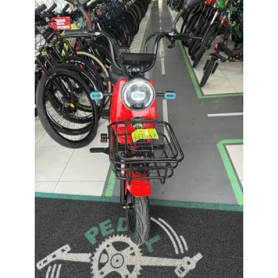 Scooter Elétrica E-Bike Joy B2, Bateria de Chumbo 48v 20ah, 800w, Painel Digital, Farol Led, Buzina, Alarme, Freio Disco - Vermelho