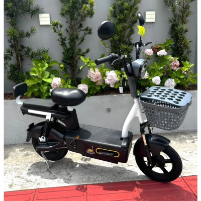 Scooter Elétrica E-Bike Joy Citty; Bateria de Chumbo 48v 12ah 400w, Painel Digital, Farol Led, Buzina, Alarme, Freio Disco - Preto