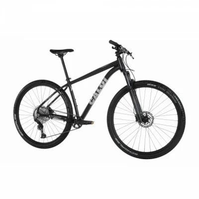 Bicicleta Alumínio Aro 29 Caloi Explorer Pro Shimano Deore 11 Velocidades, Freio Hidraulico, Quadro 17" 2023 - Preto com Grafite