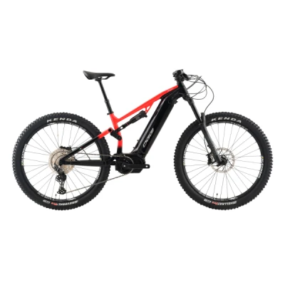 BIKE ELETRICA 29 OGGI RAZZO, SHIMANO CUES 11V, SUSP. ROCK SHOX 35 GOLD RL, MOTOR OGGI T-110 / 250W, A24 - PRETO C/ VERMELHO